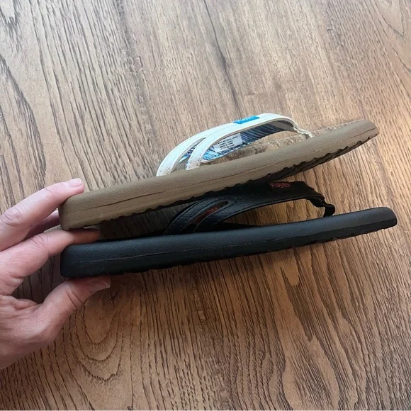 2 pairs of LIKE NEW Women’s Flojos sandals - Picture 5 of 5